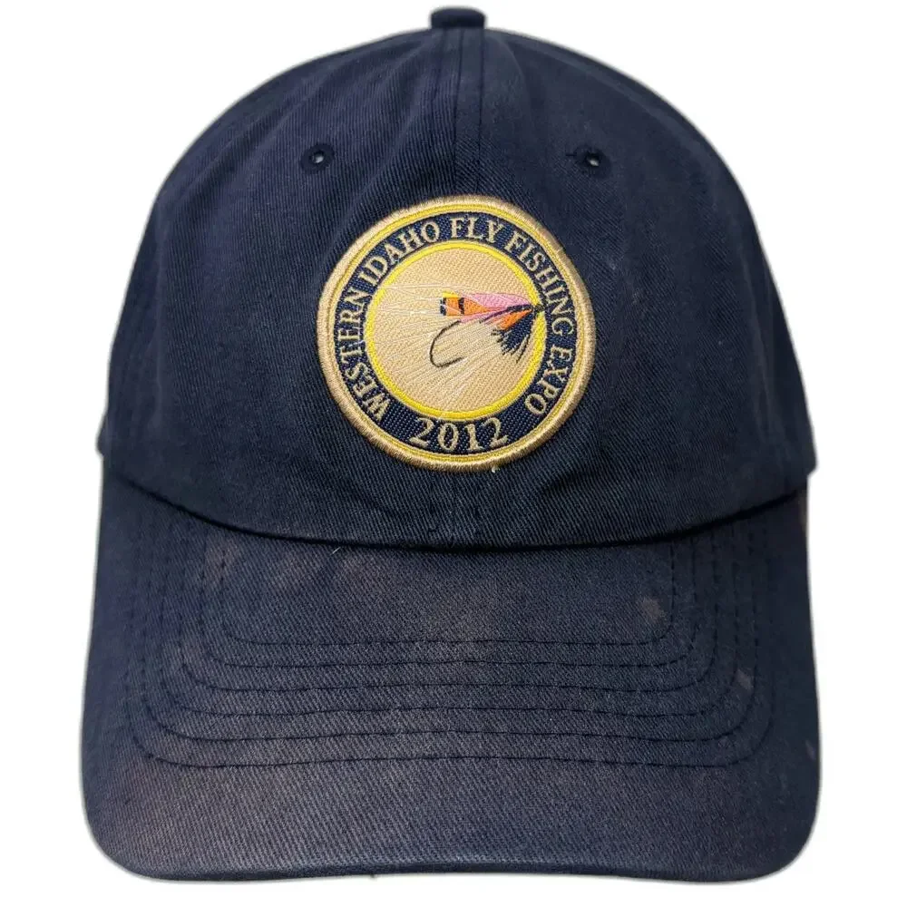 Buck's Bags Baseball Cap Blue One Size Western Idaho Fly Fishing Expo 2012 Hat